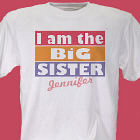 Personalized  Big Sister Shirt